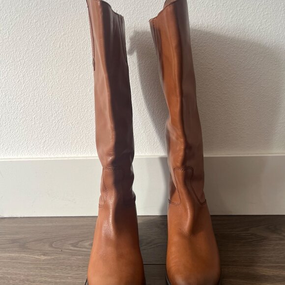 Sam Edelman Penny Boots Whiskey Leather Size 8 (Athletic Fit/Wide Calf) NWOB - Picture 5 of 7